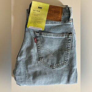 Levis 511 Light Wash Slim Fit Denim Jeans
